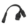 Power Cord Splitter Adapter IEC 320 C14 to IEC320 C19