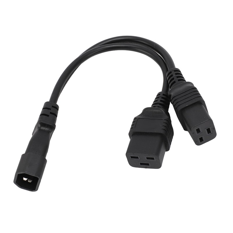 Power Cord Splitter Adapter IEC 320 C14 to IEC320 C19