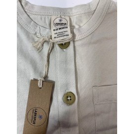 Larkspur Baby Romper 6-12 Months Mint Green Light Weight Soft