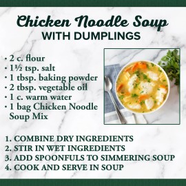 Bear Creek Chicken Noodle Soup Mix 8.4 Ounce Pack Of 6 Delicious Comfort Food