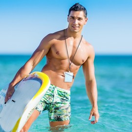 Waterproof ID Badge Holder Case Clear Vertical ID Card Holder with Lanyard Carabiner and Keychain Durable Locker Dry Box