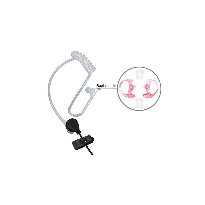Reyinl RYL13 Two-Way Radios Headset Noise Canceling Transparent Security Earpiece