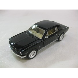 Kinsmart 1964 1/2 Ford Mustang en negro fundido a presión escala 1:36