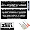 Xtenzi 2 Pair Car Speaker Harness Set Compatible with Chrysler,