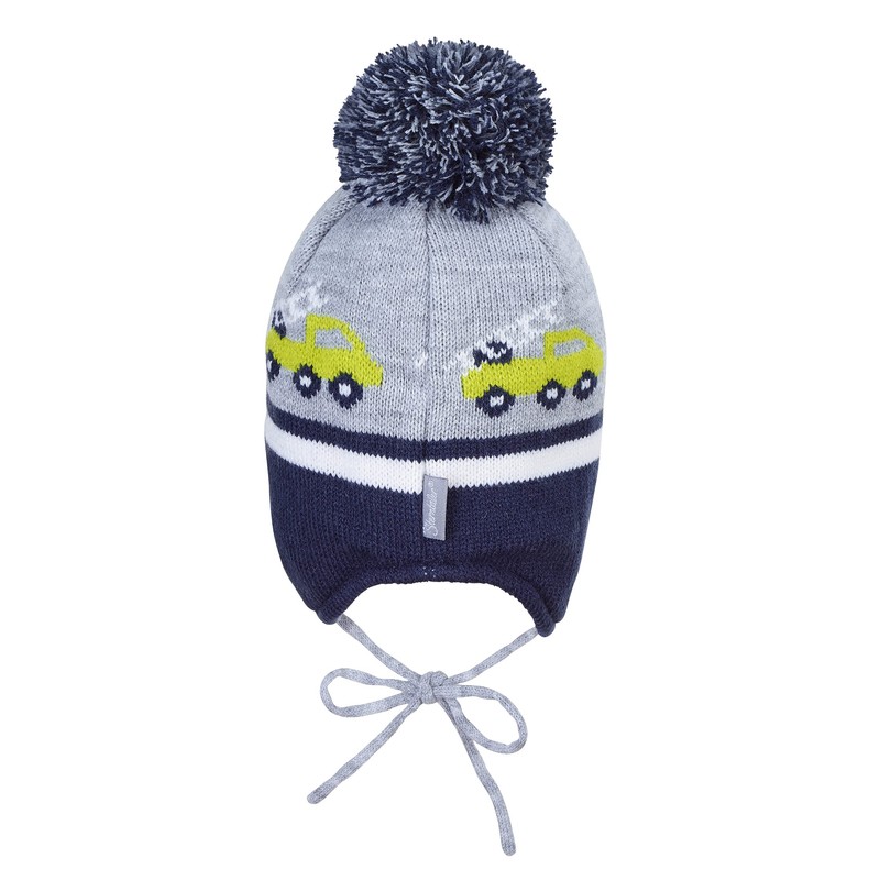 Sterntaler Boys Knitted Hat for Babies and Toddlers, silver mel.