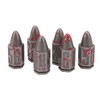 6 Pcs Bullet Metal Dice Set Micro Polyhedral Bloodstained Bullet
