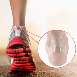 10 almohadillas para orejas de gel en forma de U, protectores de callos impermeables de 1/8 pulgadas de frotar en zapatos, cojines reutilizables para callos