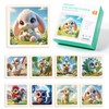 8 Packs Wooden Toddler Puzzles for Kids Ages 3-5, Jigsaw
