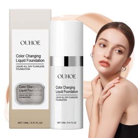 Foundation Colour Changing Foundation for Mature Skin Changing Foundation Colour-Changing Liquid Foundation for Mature Skin Waterproof Foundation Lightweight and Long Lasting