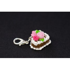 October Oktoberfest Lebkuchen Gingerbread Heart Roses Charm Heart Pendant Set