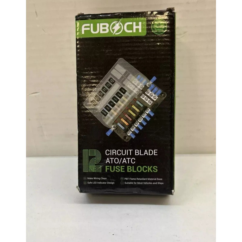 Deyooxi 12 Way 12V Blade Fuse Block12 Circuit ATC/ATO Fuse