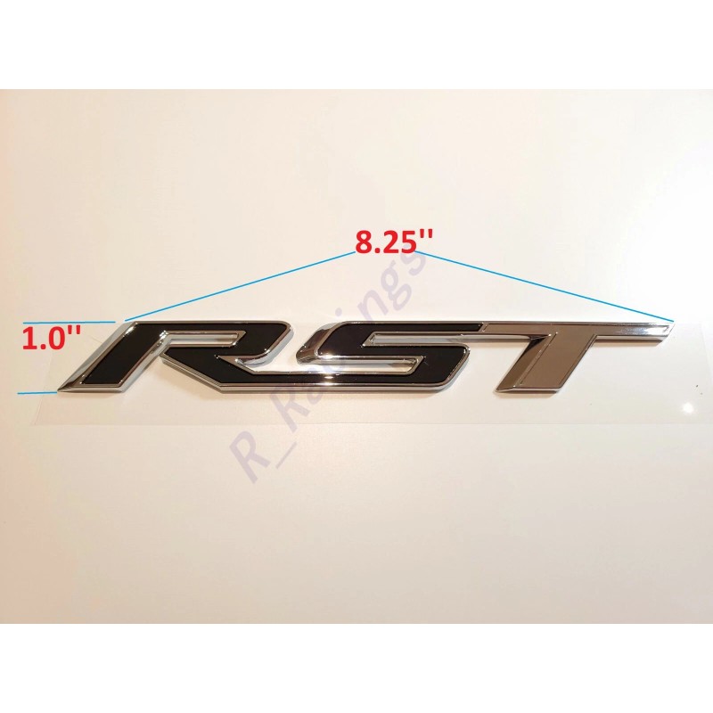 GM Auto 3PCS KIT Matte Black Rear Tahoe Duramax Chrome