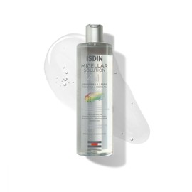 ISDIN Micellar Solution 4 en 1 Agua Micelar: Limpia, Desmaquilla, Hidrata y Tonifica, 400ml