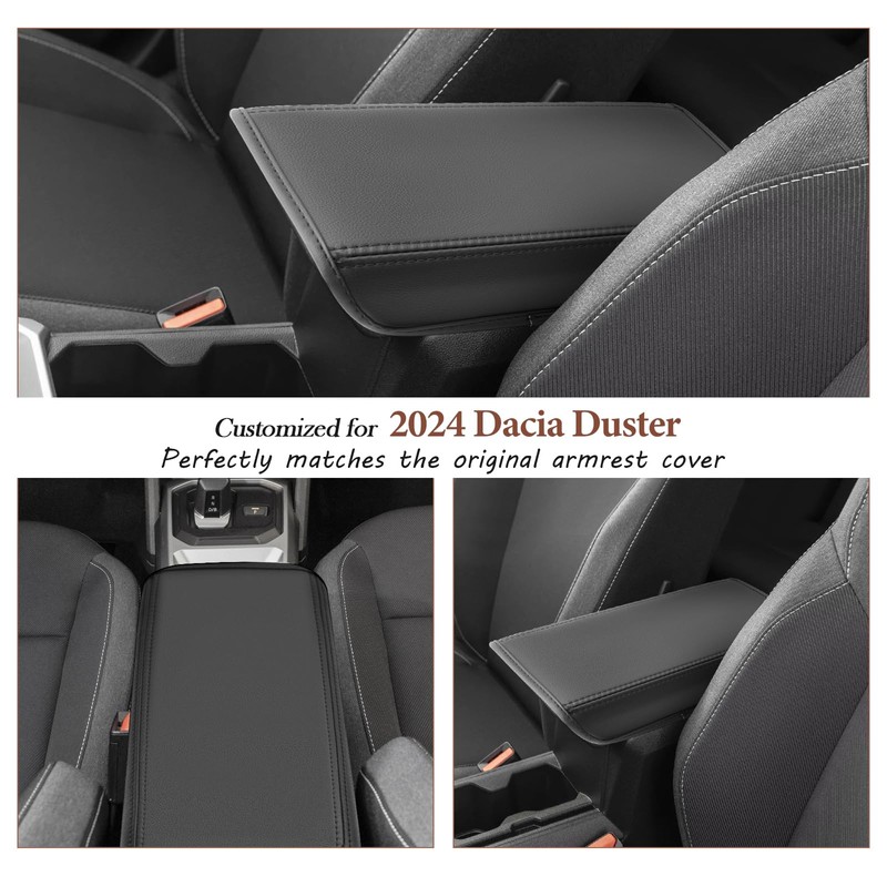 SKTU Armrest Cover Compatible with Dacia Sandero III Stepway Jogger