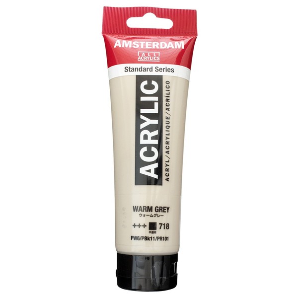 Amsterdam Standard Series Acrylic Tube 120 ml Warm grey 718