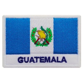 Graphic Dust Guatemala Flag Embroidered Patch Applique