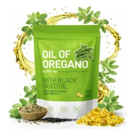 300 Cápsulas Con Aceite De Semilla Negra Aceite De Orégano                                                                                            