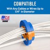 Herrramienta organizadora para cables, Compatible con cables de hasta 6.35