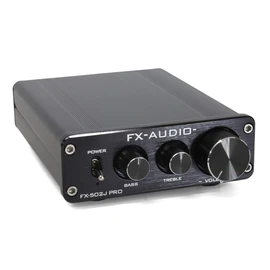FX-AUDIO- FX-502J PRO TDA7498 Equipped with 50W x 2ch Tone Control Function Pre-Main Amplifier (Black)