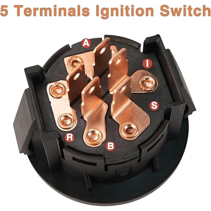 117-2221 137-4100 Mower Ignition Switch 3 Postion with Key for