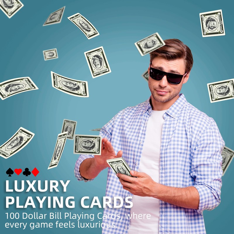 YOOTADO Playing Card, Unique DollarDesign for Poker Card, Card Deck,