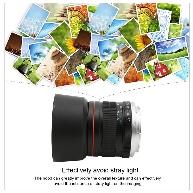 85mm F1.8 Large Aperture Camera Lens Medium Telephoto Manual Focus
