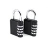 Large 4-Digit Dial Locker Padlock Warehouse Lock 2ea