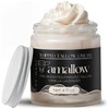 Amallow 100% Grass Fed Beef Tallow for Skin Care - Face + Body - Whipped Moisturizer - Natural Lotion, 4 FL. oz. (Vanilla Lavender)