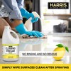 HARRIS Cleaning Vinegar All Purpose Household Multi-Surface Cleaner, 128oz (Lemon)