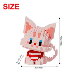 NOOLY Animal Micro Building Blocks Set, Mini Cat Building Kit for Adults and Children (2 in 1 Sphynx Cat)