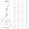 INCREWAY Wire Ornament Hooks, 30 Pcs Silver S-Shaped Christmas Tree