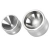 2PCS Bone Meal Cup Stainless Steel Mixing Bowl High Temperature