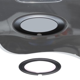 YANER Rear Car Logo Emblem Badge Ring Trim for Ford Ranger 2015-2021 Exterior Car Accessories (Matte Black)
