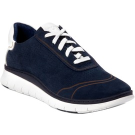 Vionic Women’s Fresh Riley Lace Up Sneakers – Ladies Athletic Shoes with Concealed Orthotic Support - Navy 6.5M