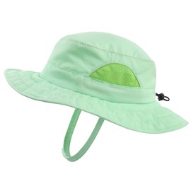 Connectyle Kids UPF 50+ Bucket Sun Hat UV Sun Protection Hats Wide Brim Summer Beach Hat Mint Green