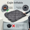 Cojín Inflable para Asiento de Avión y Viajes Largos, Portátil