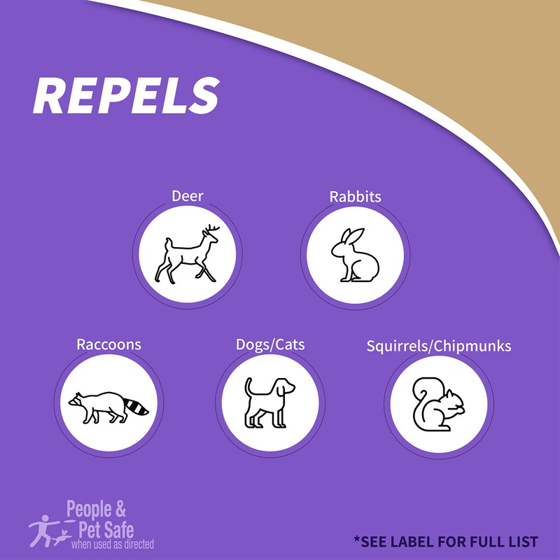 Bonide Repels-All Animal Repellent, 32 oz Ready-to-Spray Outdoor Pest Garden
