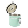 Coffee Canister Mint Green Food Grade Stainless Steel Airtight Coffee
