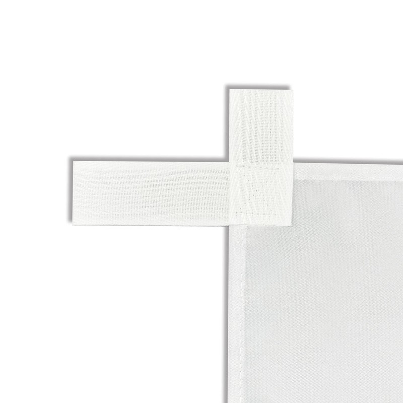 Streamer Flags, Plain, 3 Colors, Handwritten, Set of 3, Anti-fray