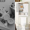 Over The Toilet Storage Cabinet, Farmhouse Over Toilet Bathroom Organizer