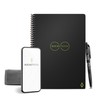 Rocketbook Core Reusable Spiral Notebook, Executive Size 6x8.8, Black -