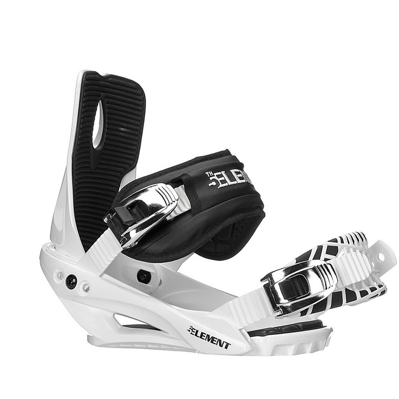 5th Element Stealth 3 Snowboard Bindings (White-Small)