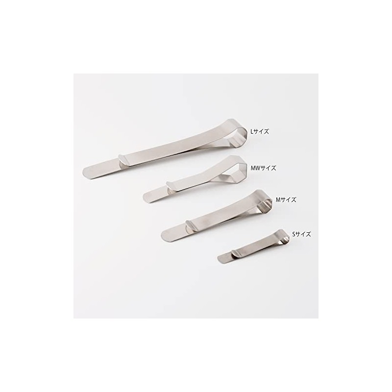 SLIP-ON Stainless Steel Clasp S Size 2-Piece Set DAS-1201 Clip