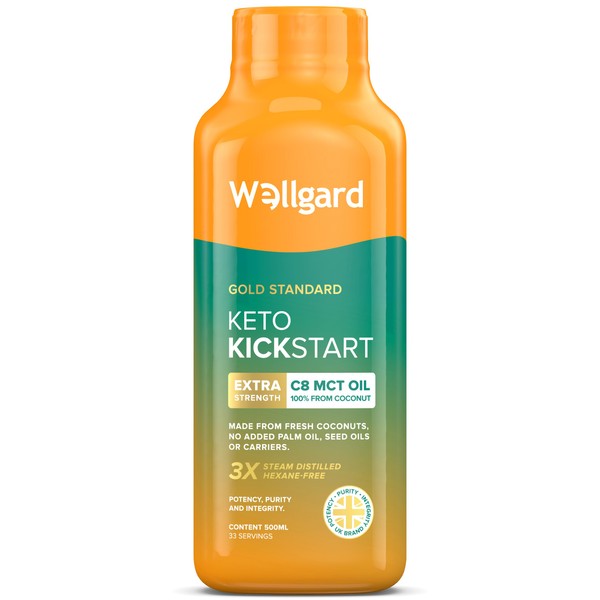 100% Pure MCT Oil - Made from Coconut (No Palm Oil), Keto Friendly, Paleo & Vegan Friendly, Gluten Free | Made in The UK