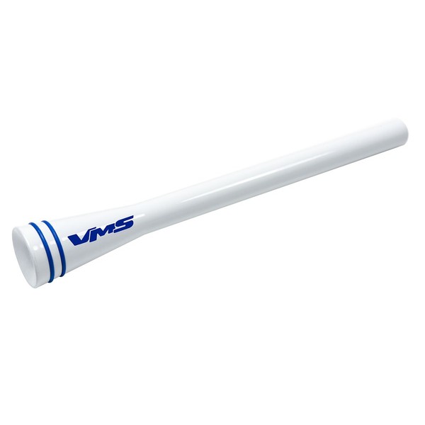 5" WHITE with BLUE RINGS Heavy Gauge CNC Machined Billet