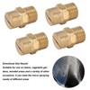 10PCS Directional Slot Nozzle Brass Cooling Misting Rustproof Heat Resistant