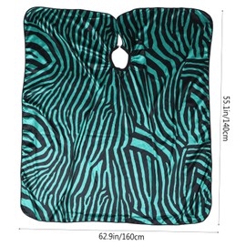 Beavorty Professional Barber Cape Oversized Hair Styling Apron for Salon Use Print Breathable Easy Clean Comfortable Fit for Haircuts and Dyeing