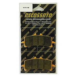 Accossato Brake Pad AGPA106ZXC, Brembo Racing Calipers > 108 mm Radial Caliper .484, 220b47310, P4 32