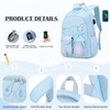DIGOBAY Backpack for Girls - 3PCS Girls Backpack with Lunch