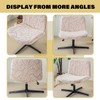 Buenanir Armless Office Chair Cover Waterproof Criss Cross Chair Slipcover